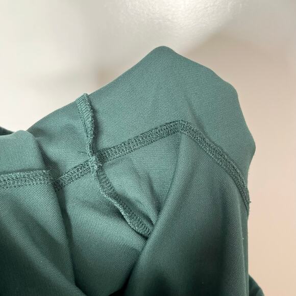 Spiritual Gangster Track Pants Womens Medium Green Stripe Pockets Loungewear - Picture 11 of 11